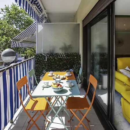 C13 Staywizus-2bdr 15 Min Palais Festivals-ac-parking-balcony * Cannes